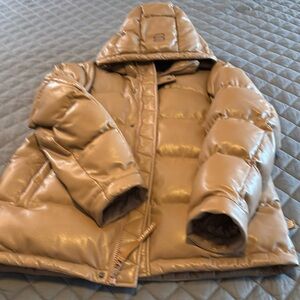 ARTIZIA SUPER PUFF faux leather puffer jacket